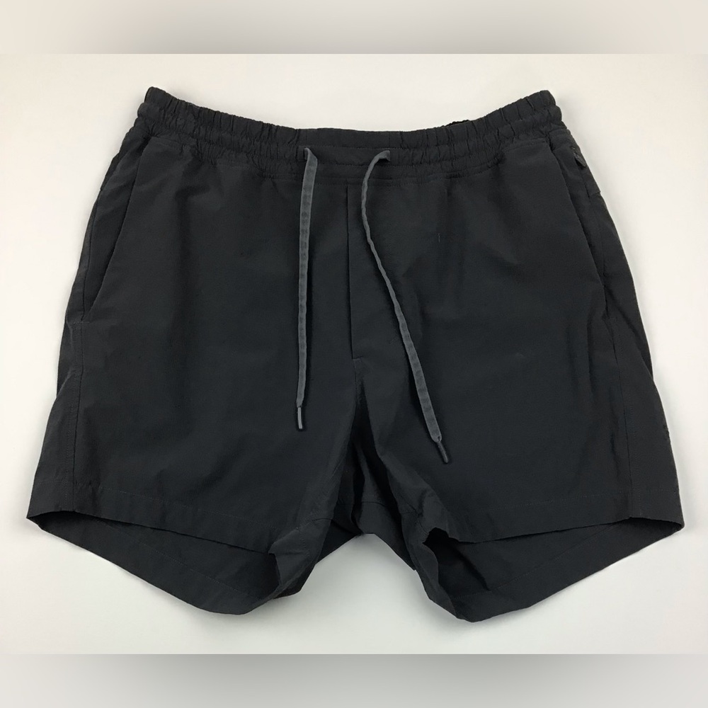 lululemon bowline shorts ripstop fabric size large gray